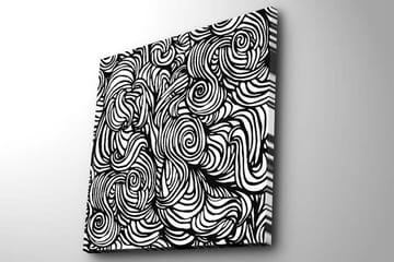 Dekorativ Canvasbilde 45x45 cm - Flerfarget - Interiør - Maleri & posters - Lerretsbilder