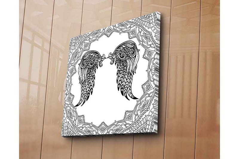 Dekorativ Canvasbilde 45x45 cm - Flerfarget - Interiør - Maleri & posters - Lerretsbilder
