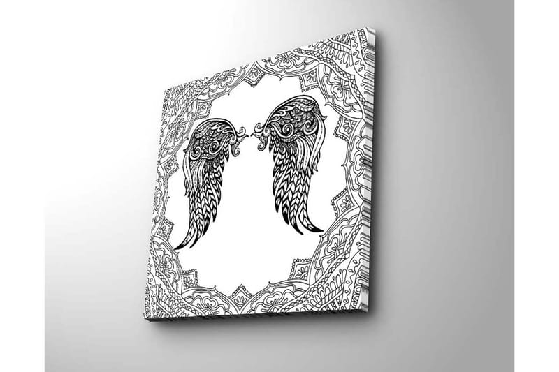 Dekorativ Canvasbilde 45x45 cm - Flerfarget - Interiør - Maleri & posters - Lerretsbilder
