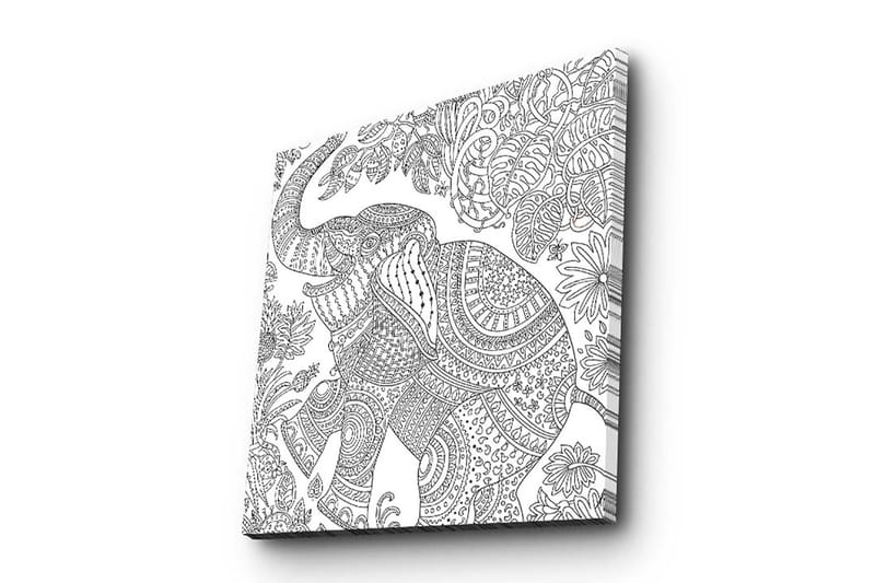 Dekorativ Canvasbilde 45x45 cm - Flerfarget - Interiør - Maleri & posters - Lerretsbilder