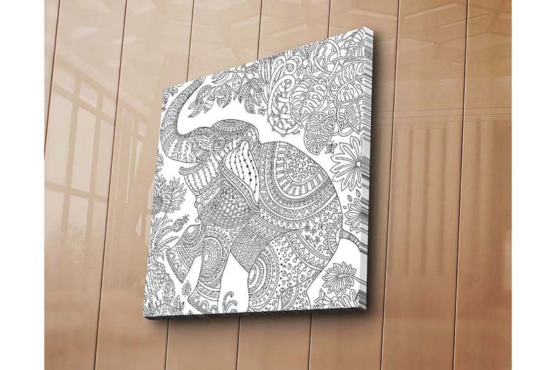 Dekorativ Canvasbilde 45x45 cm - Flerfarget - Interiør - Maleri & posters - Lerretsbilder