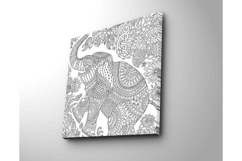 Dekorativ Canvasbilde 45x45 cm - Flerfarget - Interiør - Maleri & posters - Lerretsbilder