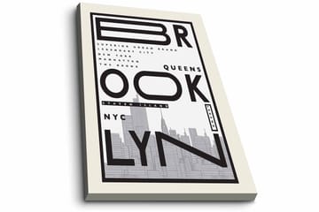 Dekorativ Canvasbilde 45x70 cm - Flerfarget - Interiør - Maleri & posters - Lerretsbilder