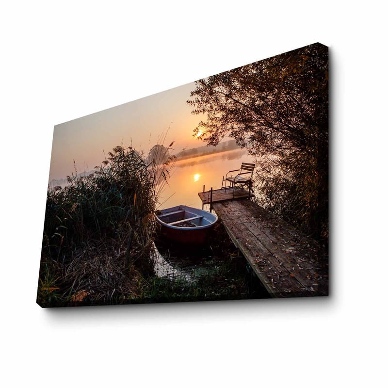 Dekorativ Canvasbilde 45x70 cm - Flerfarget - Interiør - Maleri & posters - Lerretsbilder