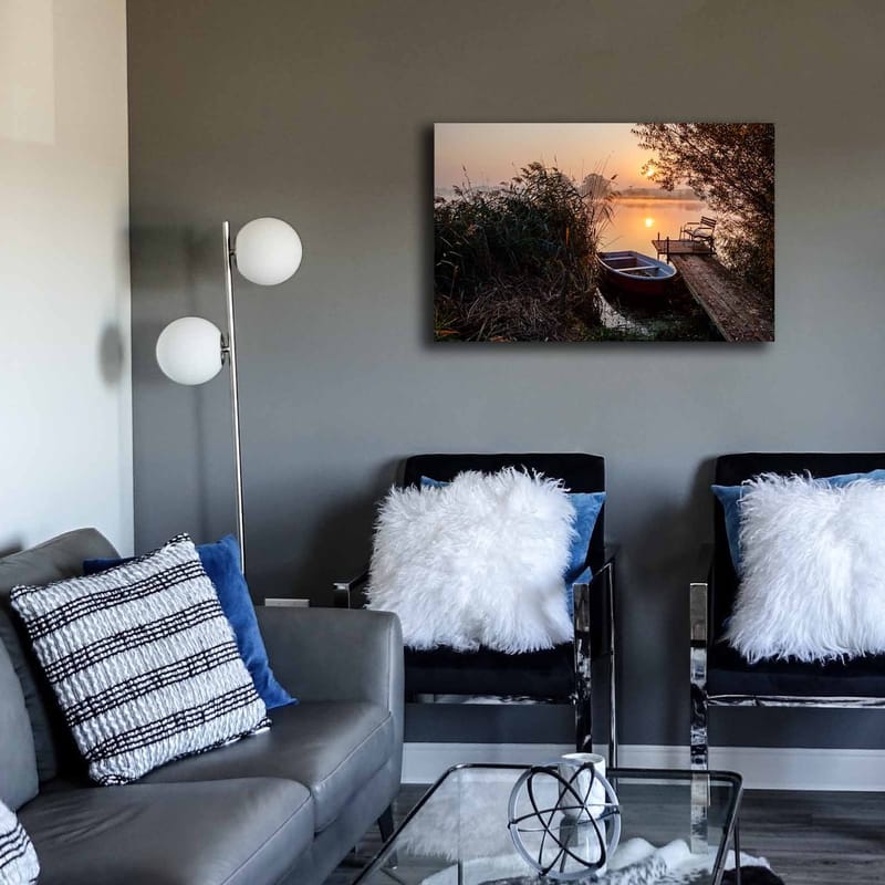 Dekorativ Canvasbilde 45x70 cm - Flerfarget - Interiør - Maleri & posters - Lerretsbilder