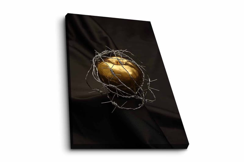 Dekorativ Canvasbilde 45x70 cm - Flerfarget - Interiør - Maleri & posters - Lerretsbilder