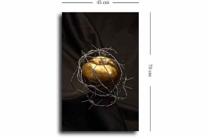 Dekorativ Canvasbilde 45x70 cm - Flerfarget - Interiør - Maleri & posters - Lerretsbilder