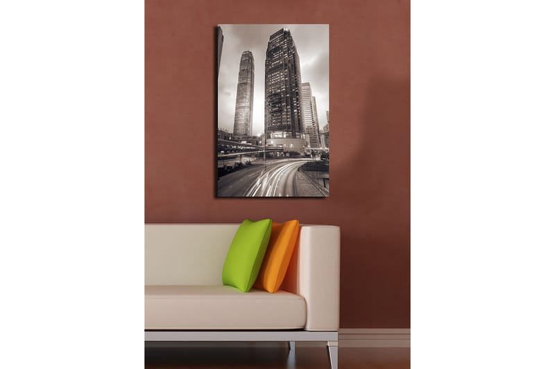 Dekorativ Canvasbilde 45x70 cm - Flerfarget - Interiør - Maleri & posters - Lerretsbilder
