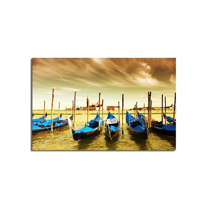Dekorativ Canvasbilde 45x70 cm - Flerfarget - Interiør - Maleri & posters - Lerretsbilder