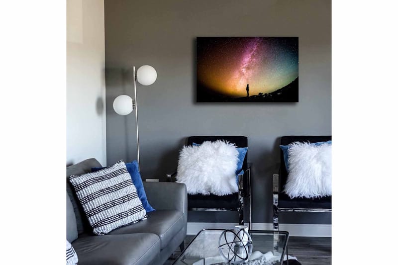 Dekorativ Canvasbilde 45x70 cm - Flerfarget - Interiør - Maleri & posters - Lerretsbilder