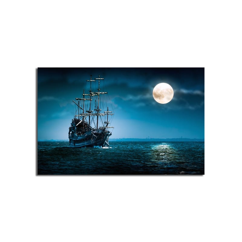 Dekorativ Canvasbilde 45x70 cm - Flerfarget - Interiør - Maleri & posters - Lerretsbilder