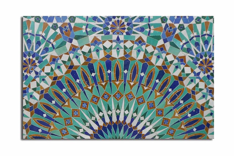 Dekorativ Canvasbilde 45x70 cm - Flerfarget - Interiør - Maleri & posters - Lerretsbilder