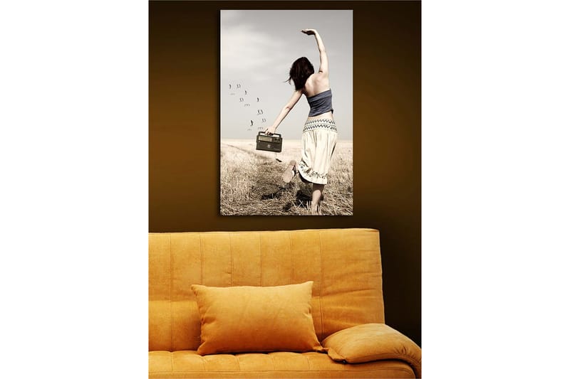 Dekorativ Canvasbilde 45x70 cm - Flerfarget - Interiør - Maleri & posters - Lerretsbilder