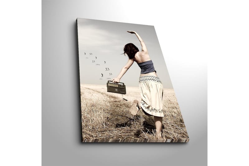 Dekorativ Canvasbilde 45x70 cm - Flerfarget - Interiør - Maleri & posters - Lerretsbilder