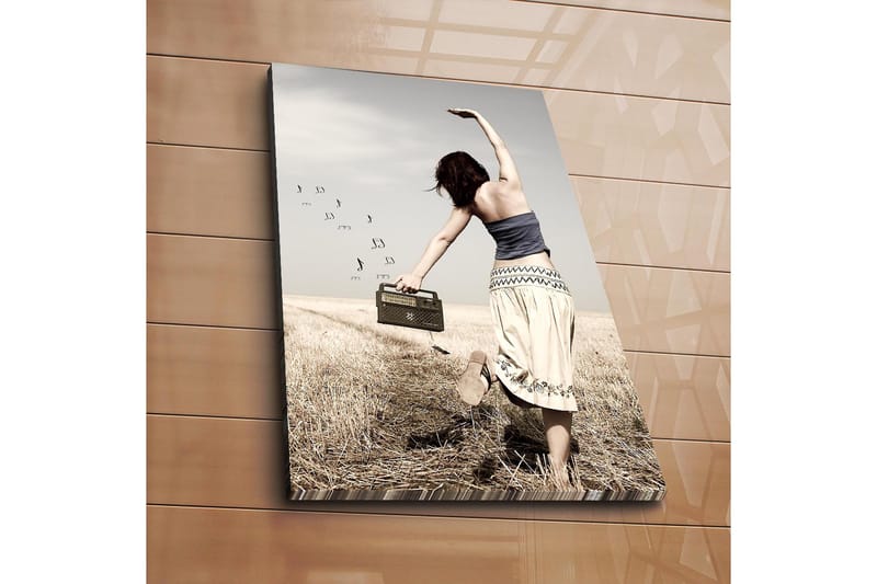 Dekorativ Canvasbilde 45x70 cm - Flerfarget - Interiør - Maleri & posters - Lerretsbilder