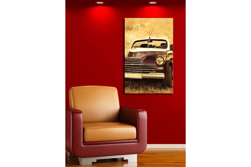 Dekorativ Canvasbilde 45x70 cm - Flerfarget - Interiør - Maleri & posters - Lerretsbilder
