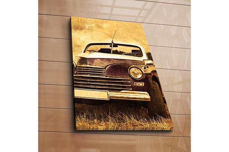 Dekorativ Canvasbilde 45x70 cm - Flerfarget - Interiør - Maleri & posters - Lerretsbilder