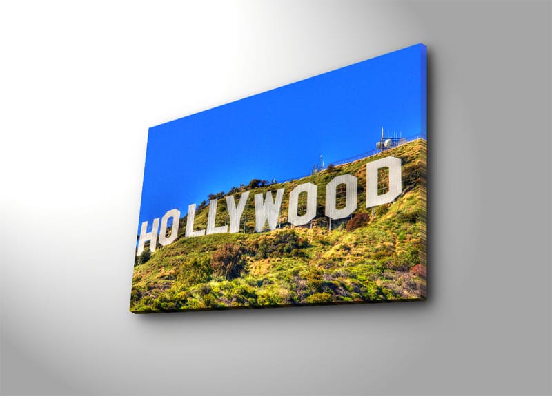 Dekorativ Canvasbilde 45x70 cm - Flerfarget - Interiør - Maleri & posters - Lerretsbilder