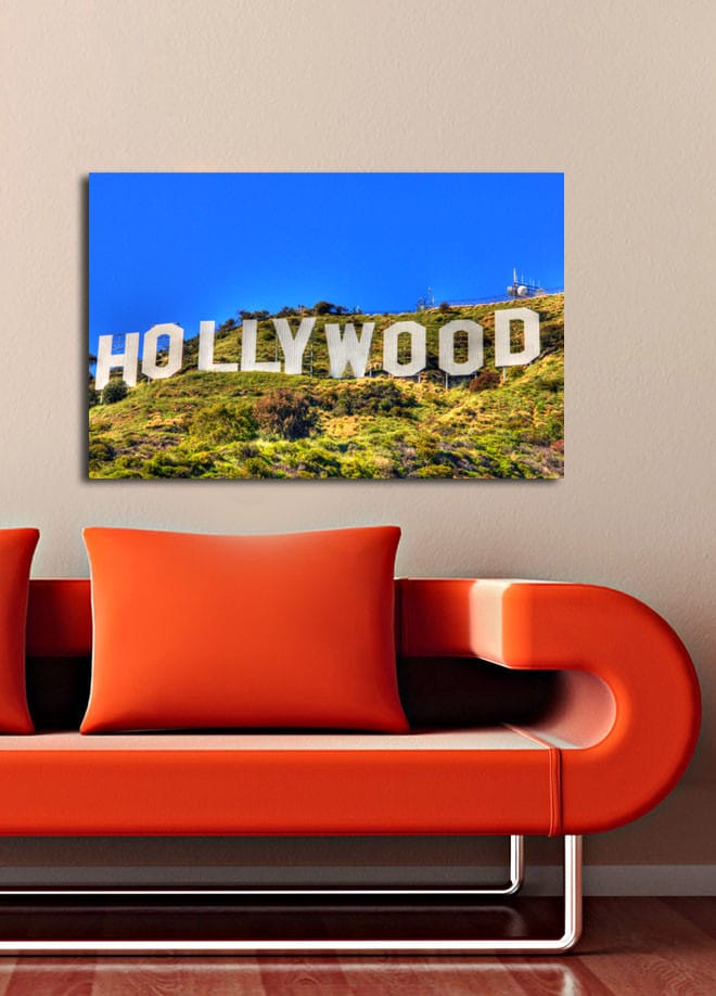 Dekorativ Canvasbilde 45x70 cm - Flerfarget - Interiør - Maleri & posters - Lerretsbilder