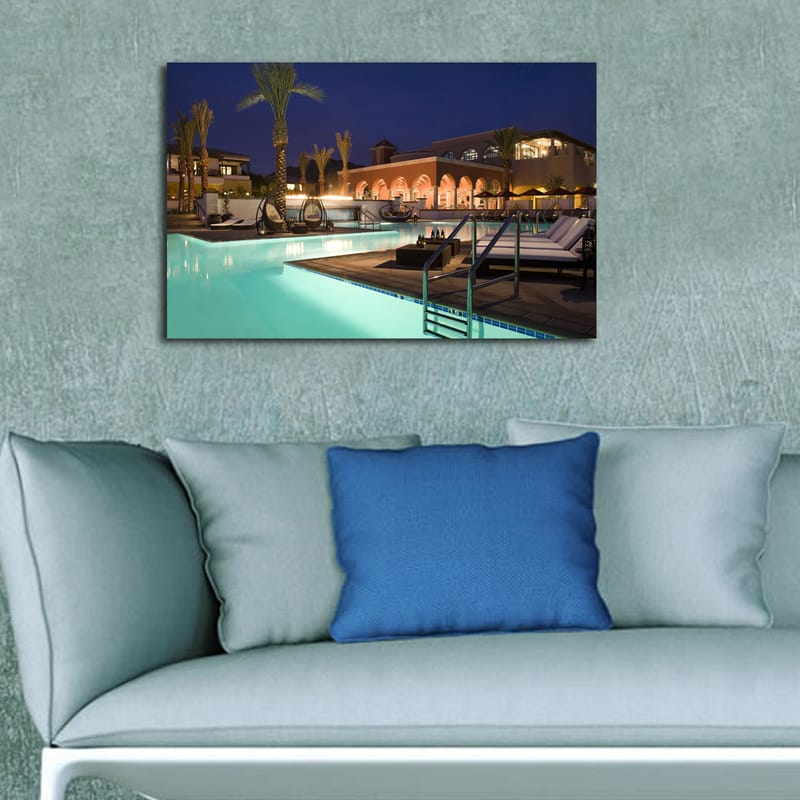 Dekorativ Canvasbilde 45x70 cm - Flerfarget - Interiør - Maleri & posters - Lerretsbilder