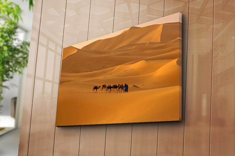 Dekorativ Canvasbilde 45x70 cm - Flerfarget - Interiør - Maleri & posters - Lerretsbilder