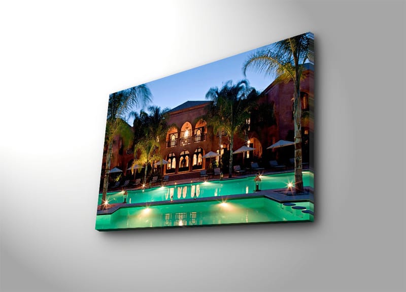 Dekorativ Canvasbilde 45x70 cm - Flerfarget - Interiør - Maleri & posters - Lerretsbilder