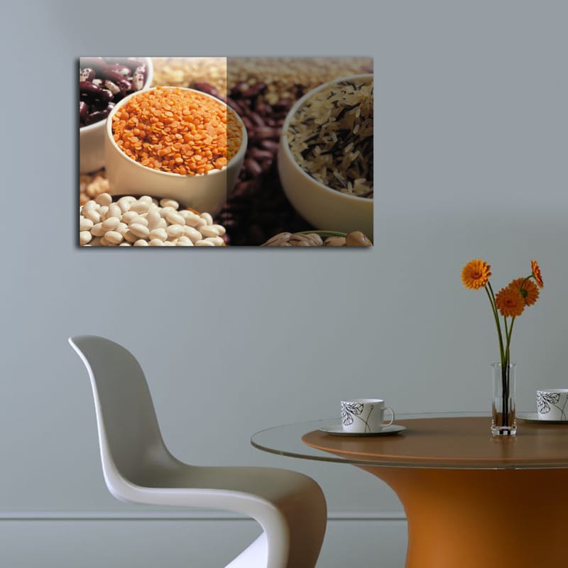 Dekorativ Canvasbilde 45x70 cm - Flerfarget - Interiør - Maleri & posters - Lerretsbilder