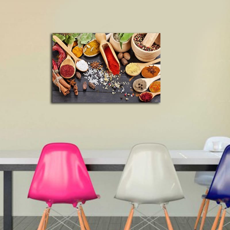 Dekorativ Canvasbilde 45x70 cm - Flerfarget - Interiør - Maleri & posters - Lerretsbilder
