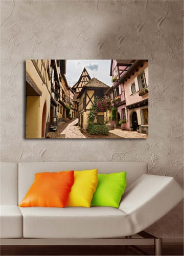 Dekorativ Canvasbilde 45x70 cm - Flerfarget - Interiør - Maleri & posters - Lerretsbilder
