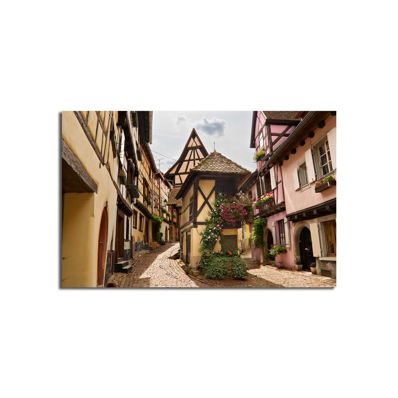 Dekorativ Canvasbilde 45x70 cm - Flerfarget - Interiør - Maleri & posters - Lerretsbilder