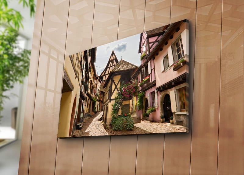 Dekorativ Canvasbilde 45x70 cm - Flerfarget - Interiør - Maleri & posters - Lerretsbilder
