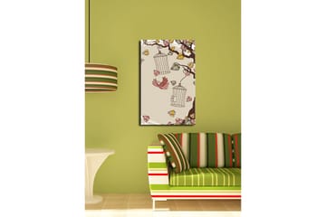 Dekorativ Canvasbilde 45x70 cm - Flerfarget - Interiør - Maleri & posters - Lerretsbilder