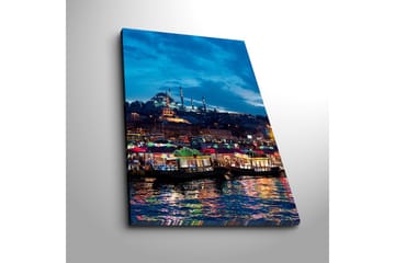 Dekorativ Canvasbilde 45x70 cm - Flerfarget - Interiør - Maleri & posters - Lerretsbilder