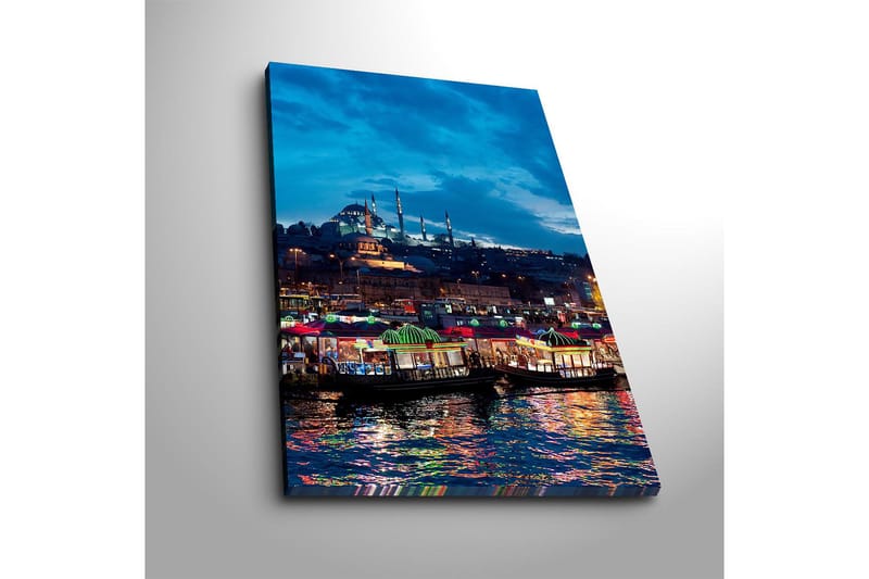Dekorativ Canvasbilde 45x70 cm - Flerfarget - Interiør - Maleri & posters - Lerretsbilder