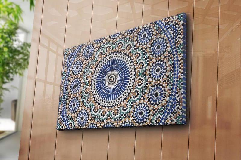 Dekorativ Canvasbilde 45x70 cm - Flerfarget - Interiør - Maleri & posters - Lerretsbilder