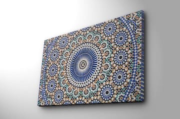 Dekorativ Canvasbilde 45x70 cm - Flerfarget - Interiør - Maleri & posters - Lerretsbilder