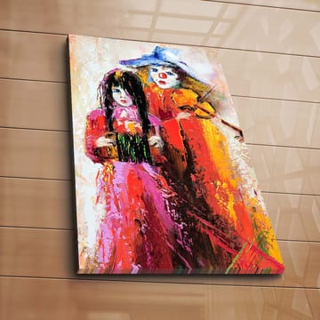Dekorativ Canvasbilde 45x70 cm - Flerfarget - Interiør - Maleri & posters - Lerretsbilder