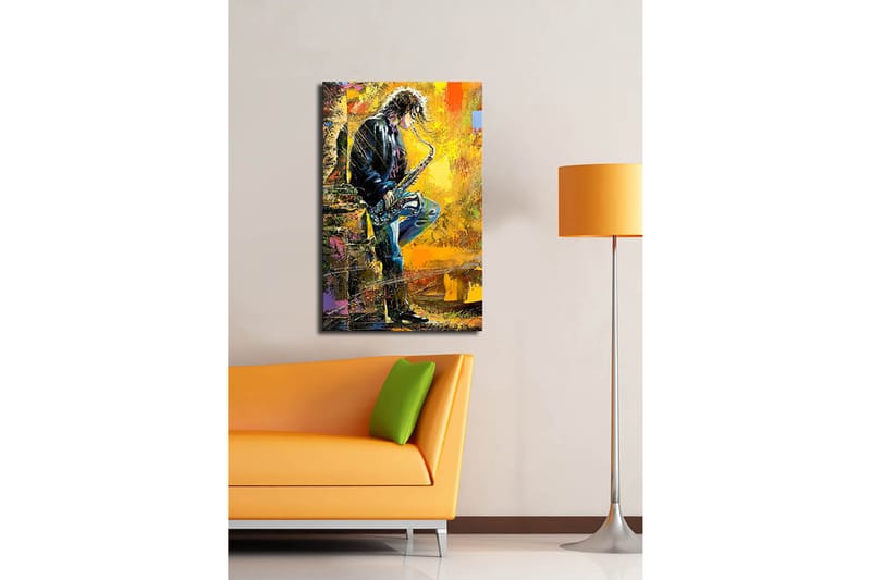 Dekorativ Canvasbilde 45x70 cm - Flerfarget - Interiør - Maleri & posters - Lerretsbilder