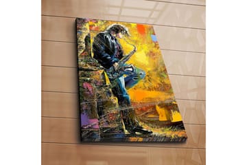Dekorativ Canvasbilde 45x70 cm - Flerfarget - Interiør - Maleri & posters - Lerretsbilder