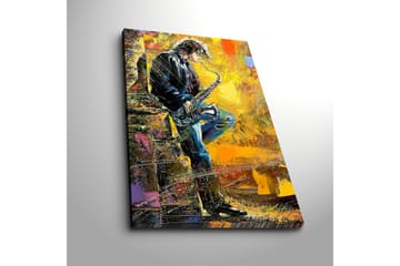 Dekorativ Canvasbilde 45x70 cm - Flerfarget - Interiør - Maleri & posters - Lerretsbilder