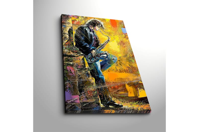 Dekorativ Canvasbilde 45x70 cm - Flerfarget - Interiør - Maleri & posters - Lerretsbilder