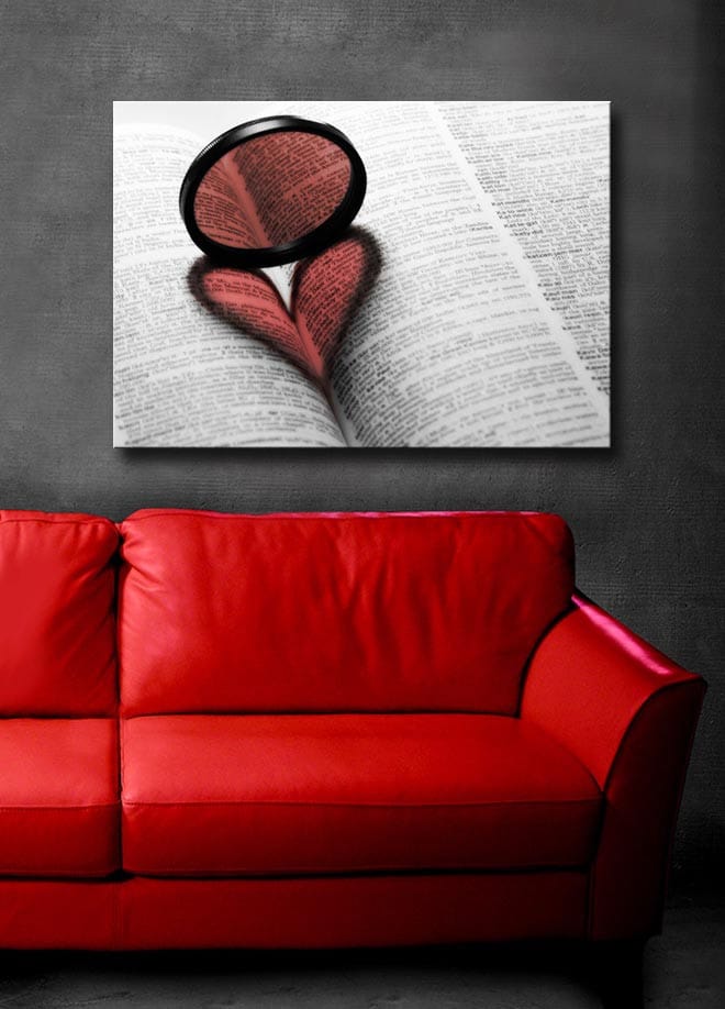 Dekorativ Canvasbilde 45x70 cm - Flerfarget - Interiør - Maleri & posters - Lerretsbilder