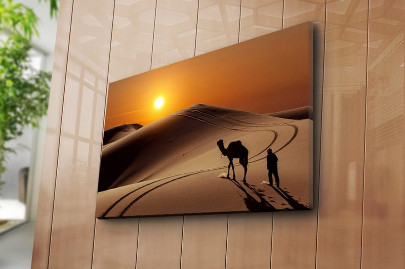Dekorativ Canvasbilde 45x70 cm - Flerfarget - Interiør - Maleri & posters - Lerretsbilder