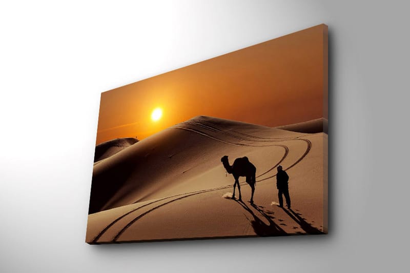 Dekorativ Canvasbilde 45x70 cm - Flerfarget - Interiør - Maleri & posters - Lerretsbilder