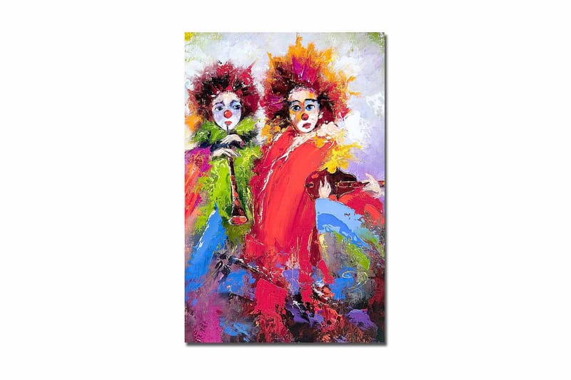 Dekorativ Canvasbilde 45x70 cm - Flerfarget - Interiør - Maleri & posters - Lerretsbilder