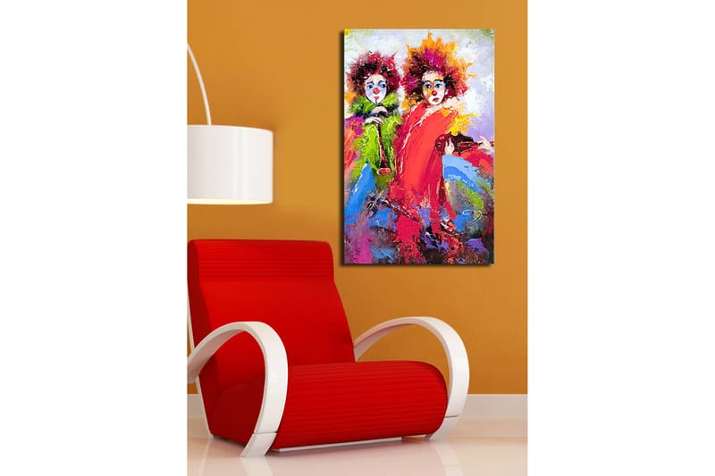 Dekorativ Canvasbilde 45x70 cm - Flerfarget - Interiør - Maleri & posters - Lerretsbilder