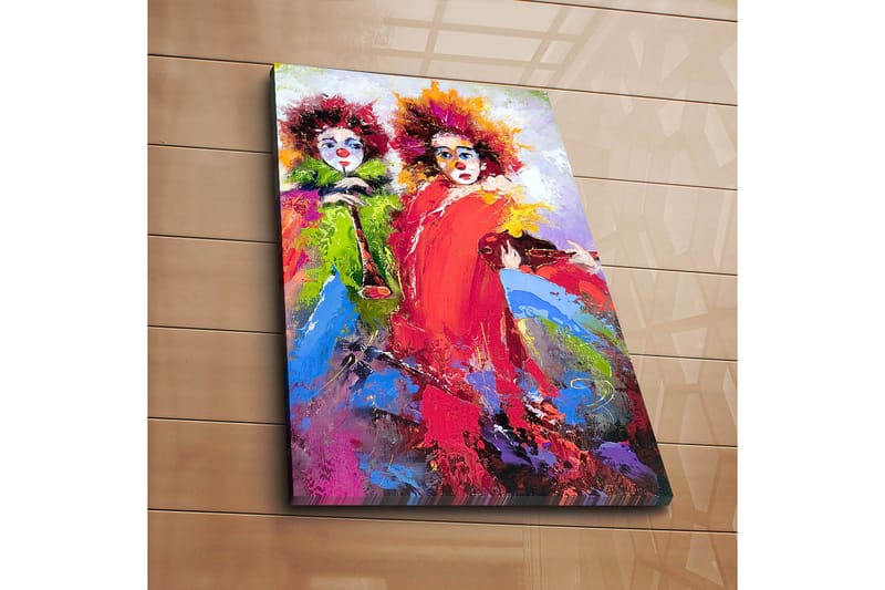 Dekorativ Canvasbilde 45x70 cm - Flerfarget - Interiør - Maleri & posters - Lerretsbilder
