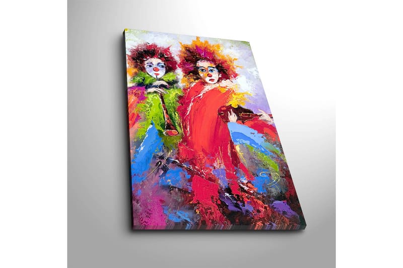 Dekorativ Canvasbilde 45x70 cm - Flerfarget - Interiør - Maleri & posters - Lerretsbilder