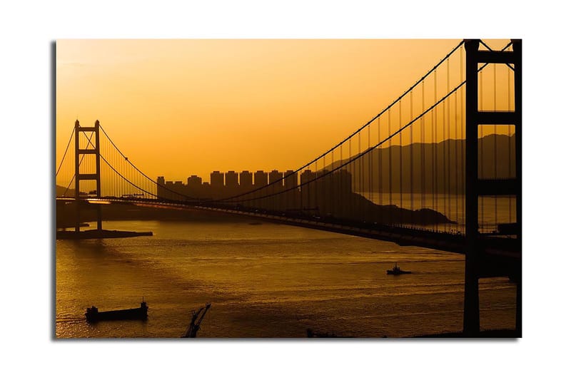 Dekorativ Canvasbilde 45x70 cm - Flerfarget - Interiør - Maleri & posters - Lerretsbilder