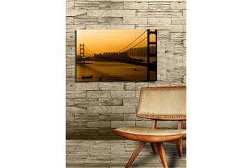 Dekorativ Canvasbilde 45x70 cm - Flerfarget - Interiør - Maleri & posters - Lerretsbilder